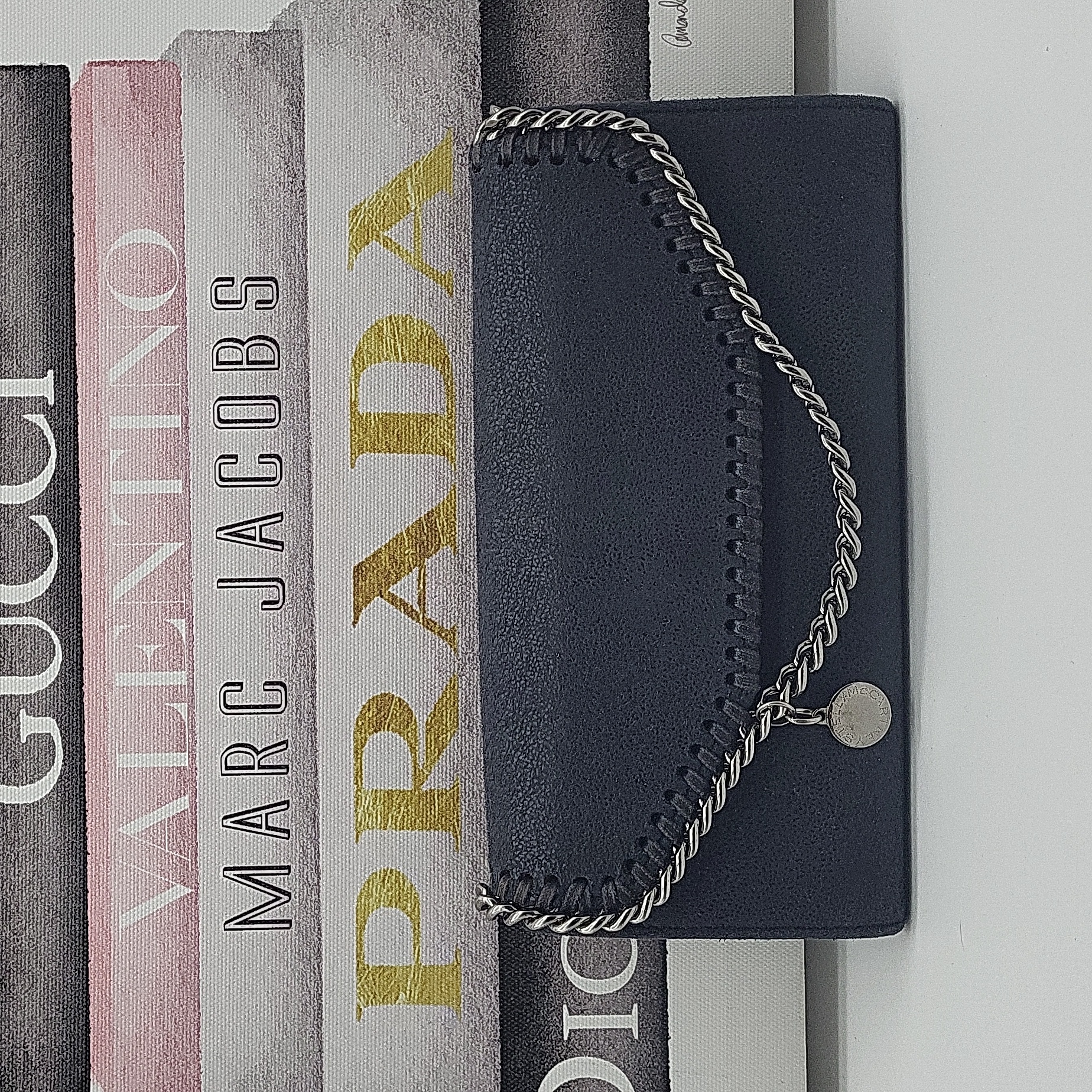 Euc, Stella Mccartney Falabella Long Navy Blue Wallet
